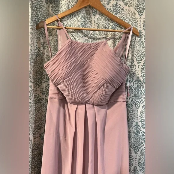 tulle tiered bridesmaid dress Ice Blue Chiffon Dress Dusty Rose Party Dress Aqua Formal Dress Affordable  Linen Bridesmaids Dress (MM150) – DaisyFormals-Bridesmaid and Formal Dresses  in 59+ Colors main image 0